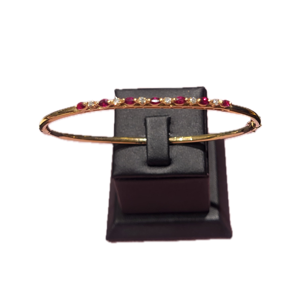 Antik Armband 14Kt Gelbg. & Rubin